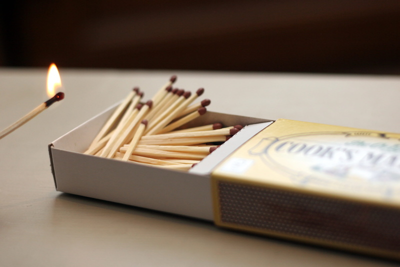 fire - natural phenomenon, pencil, in a row, business, wood - material, table, flame, indoors, close-up, no people, matchbox, fire, burn, studio shot, match