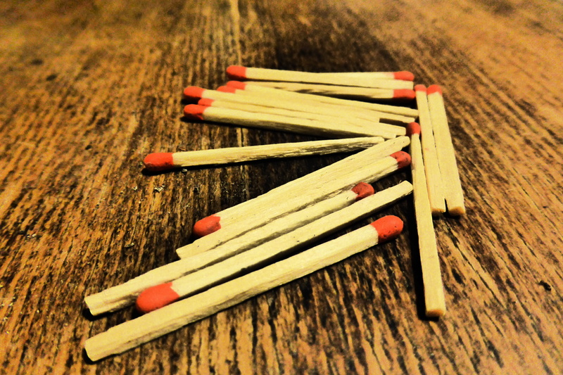 burning, flame, sulphur, Matches, 4K, burnt, Match, matchstick, still life, close-up, indoors, food, high angle view, spice, fire - Natural Phenomenon