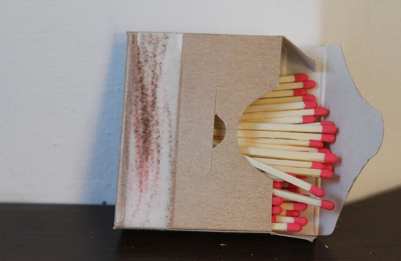 food and drink, no people, table, red, directly above, creativity, high angle view, still life, water, Matches, food, Matchbox, close-up, pencil, Fire