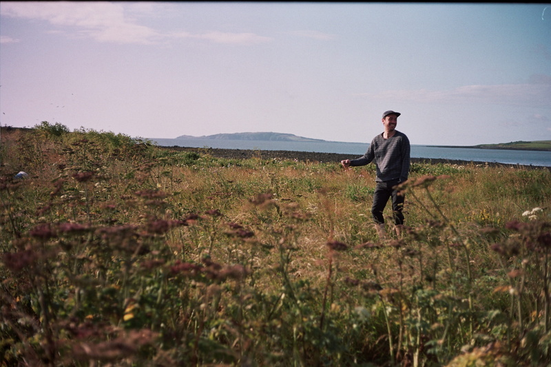 contemplation, explore, scenics - nature, lifestyles, nature, tranquility, young men, ireland, male, standing, skerries, outdoors, one person, man, land
