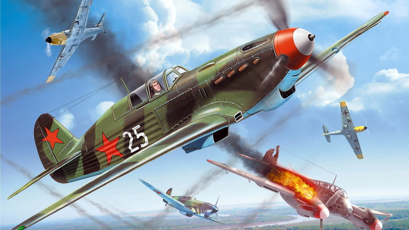 BF-109, As-7, THE SOVIET AIR FORCE, 1080P, Soviet single-engine fighter