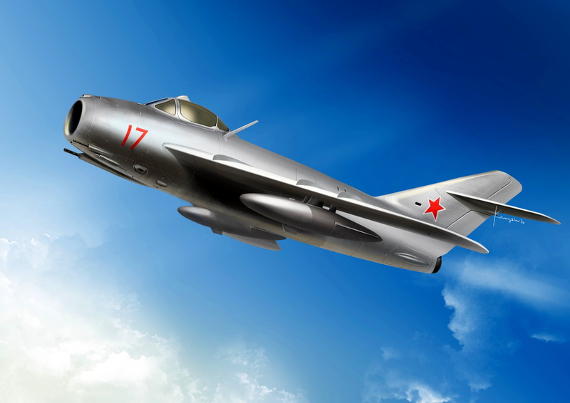 The MiG-17, 2K, USSR, THE SOVIET AIR FORCE, Jet fighter, frontline fighter