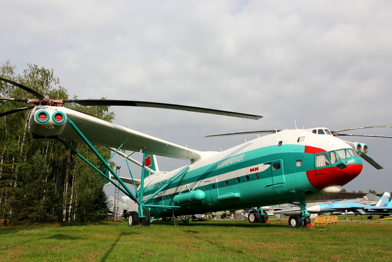 Mi-12, green, 4K, andquot;Homerandquot;, heavy, plane, In-12, Soviet helicopter, lifting, white, Monino Russia., Central air force Museum