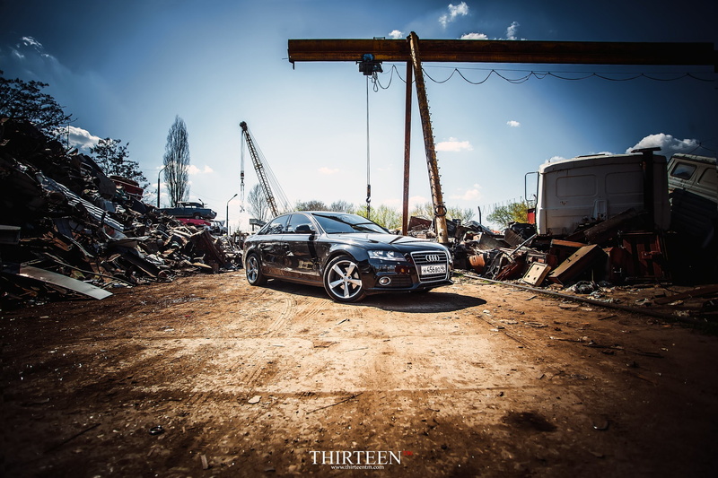 2K, auto, sedan, before, machine, scrap, Audi, Kursk