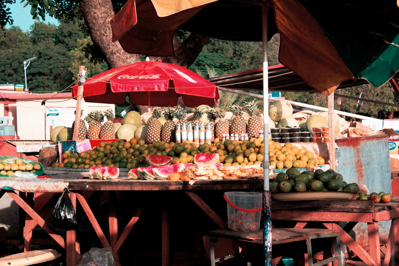 variation, stand, Booth, small business, stall, 4K, daylight, pineapples, food and drink, shopping, market stall, umbrella, retail, sell, travel, for sale