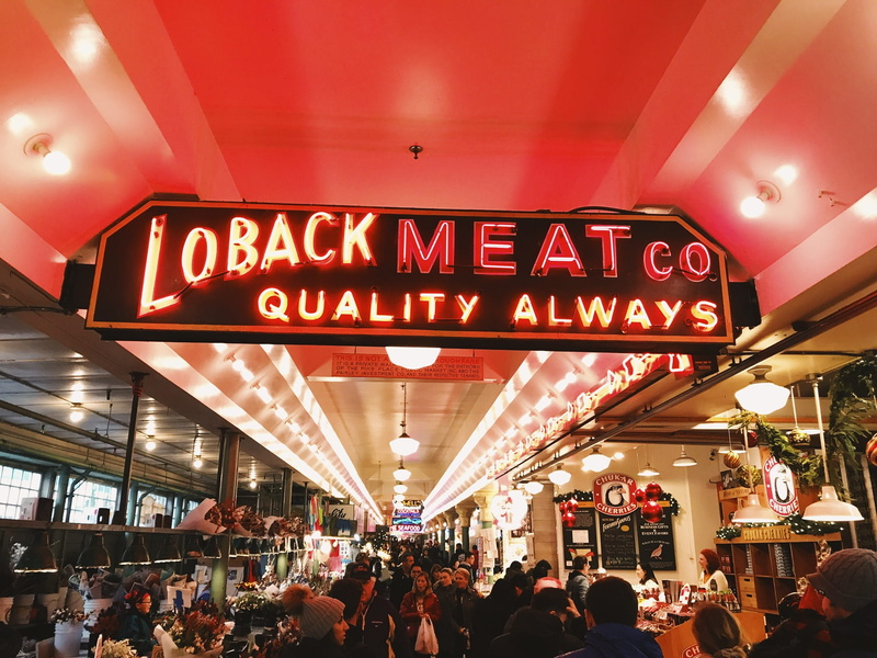 text, lobster, men, seafood, hipster, illuminated, united states, 1080P, washington, night, neon, ceiling, large group of people, women, leisure activity