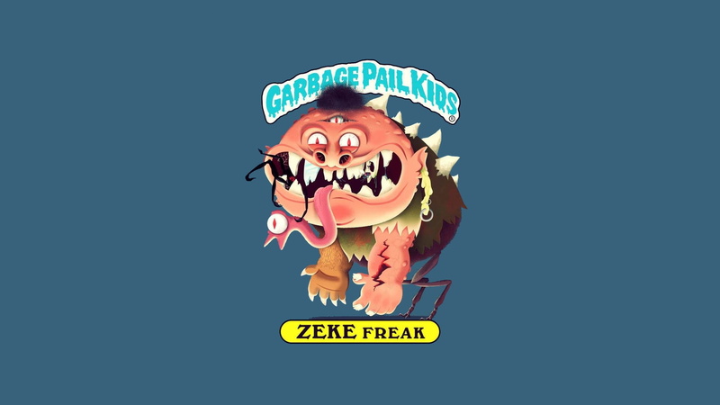 Garbage Pail Kids, Zeke Freak, Comics, 1080P
