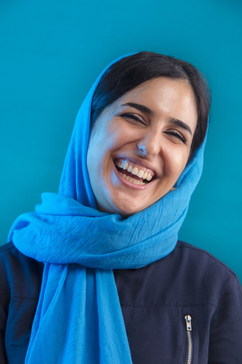 cheerful, attractive, woman, lips, portrait, scarf, toothy smile, happiness, front view, indoors, female, 5K, emotion, pose, elegant, beauty, teeth, photoshoot