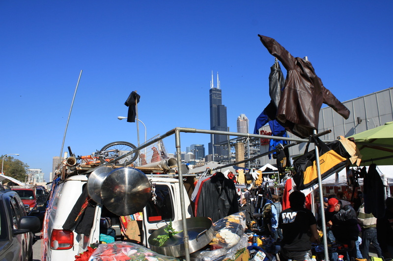 buy, day, men, sport, Chicago, Maxwell Street Market, building exterior, assortment, stalls, street vendor, culture, mode of transportation, crowd, product