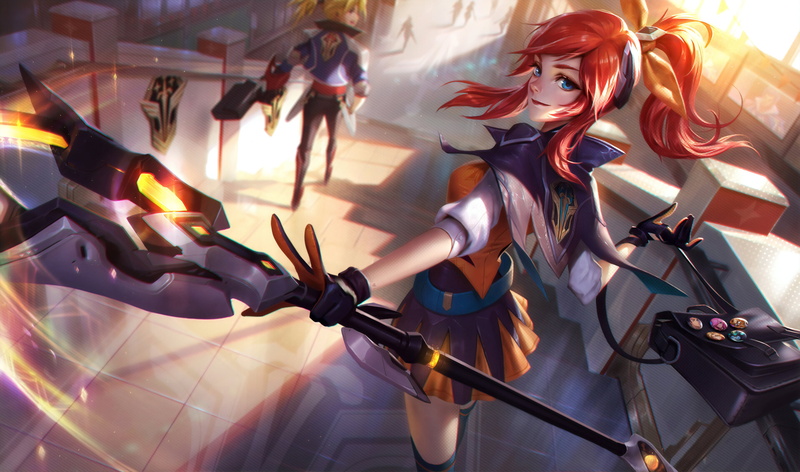 4K, Blue Eyes, Video Game, Lux (League Of Legends), Girl, Red Hair, League Of Legends