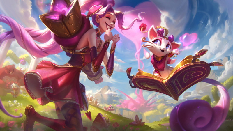 Yummi (League of Legends ), digital art, Jinx (League of Legends), League of Legends, Annie (League of Legends), 1080P