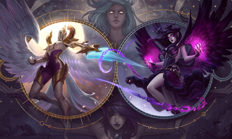 Video Game, League Of Legends, 4K, Morgana (League Of Legends), Kayle (League Of Legends)