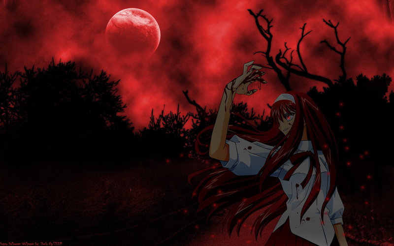 Anime, Tsukihime, 1080P, Dark, Akiha Tohno