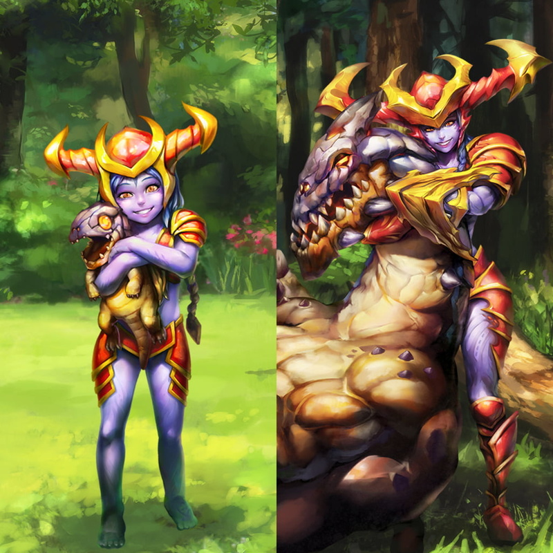 art and craft, Shyvana, dragon, representation, craft, League of Legends, close-up, no people, day, figurine, sculpture, 480P, human representation
