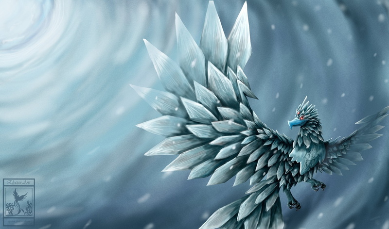 animals in the wild, Anivia (League Of Legends), flower, animal wildlife, dragon, plant, 1080P, blue, bird, water, day, beauty in nature, animal, vulnerability