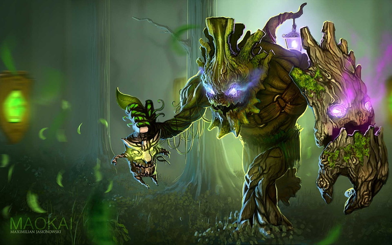 1080P, video games, League Of Legends, Maokai (League of Legends), creature