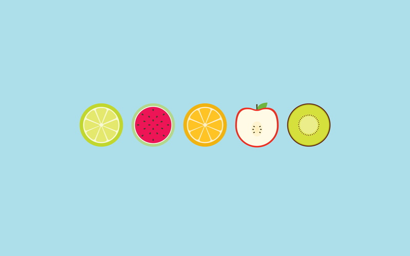2K, kiwi, food and drink, indoors, copy space, green color, directly above, blue background, freshness, wellbeing, blue, healthy eating, studio shot, no people