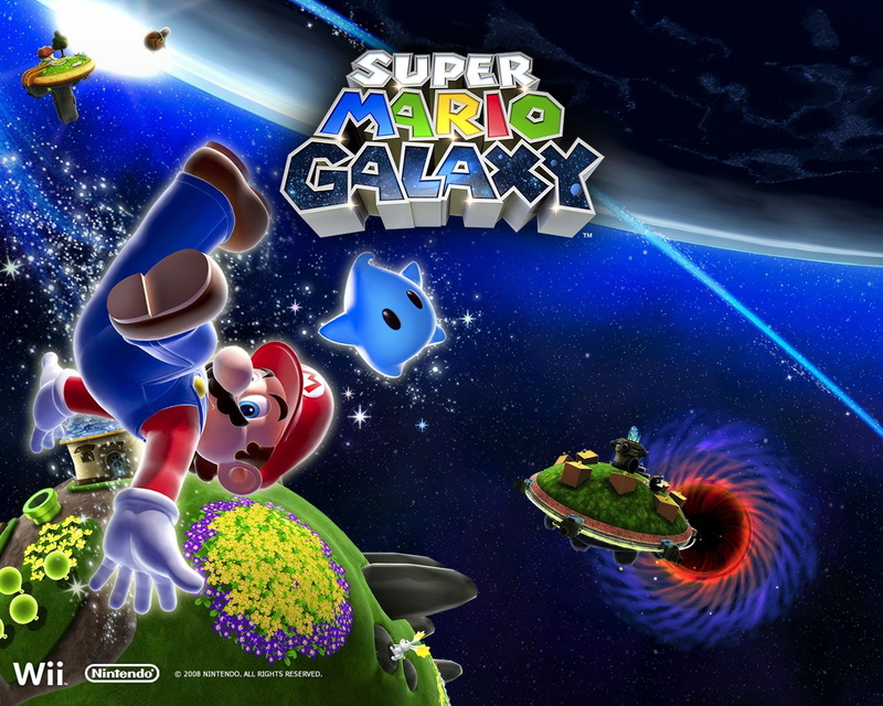 games, hd, mario, 720P, super, galaxy