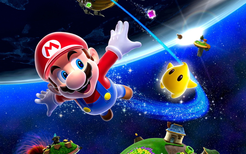 joy, 2K, super, galaxy, super mario galaxy, mario, stars, flight