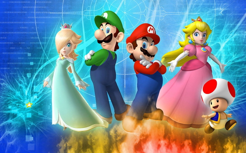 super mario galaxy, 720P