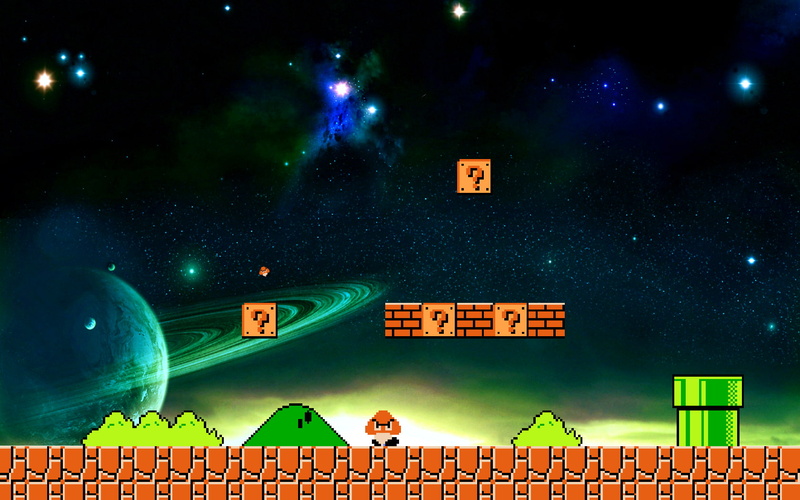 720P, sky, space, no people, architecture, artwork, built structure, Nintendo, video games, green color, outdoors, nature, astronomy, arts culture and entertainment