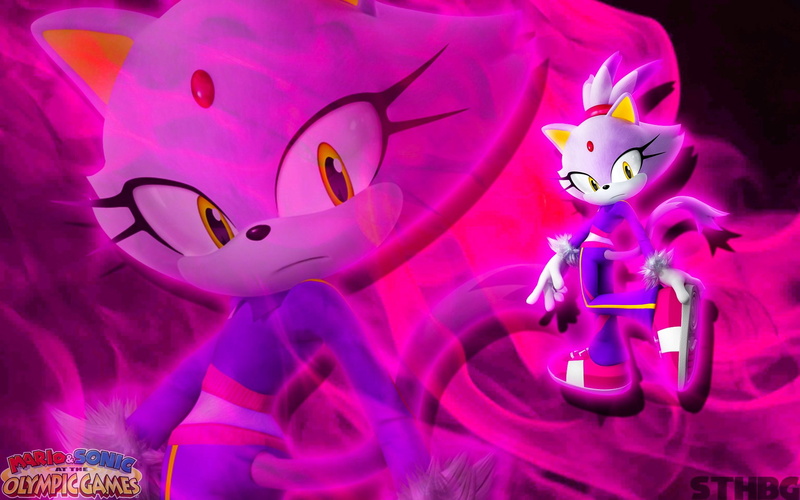 1080P, Mario and Sonic at the Olympic Games, Blaze The Cat, Mario
