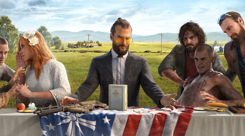 young women, adult, front view, sky, plant, outdoors, women, young adult, nature, 4K, men, young men, far cry 5 4k windows  hd, people, field, land, group of people