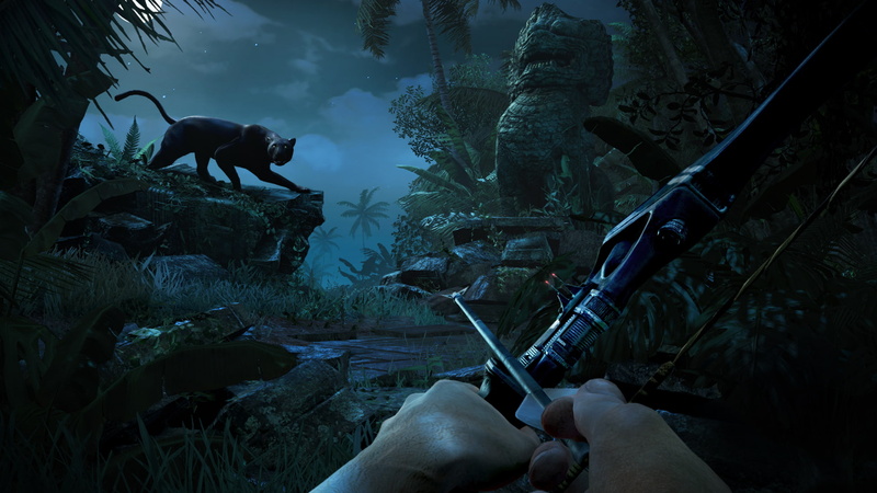 jaguar, hunting, cry, jungle, farcry, action, bow, 1080P, animals, forest, far, archer, horror, adventure, 1farcry, fighting, shooter, trees