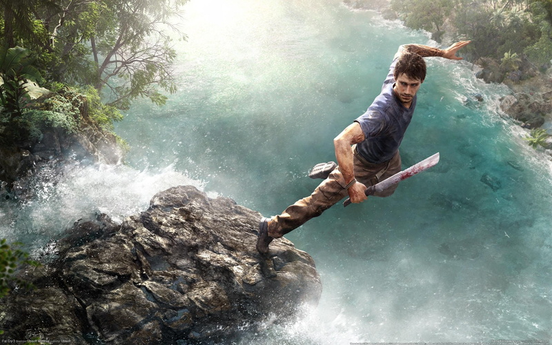 2K, shooter, cliff, farcry, action, far, rocks, horror, water, fighting, 1farcry, adventure, cry