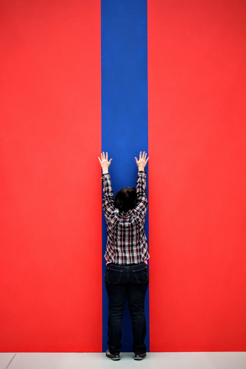 art, central, art gallery, red, Middle, Background, men, art and craft, wall - building feature, boys, lifestyles, one person, front view, creativity, child