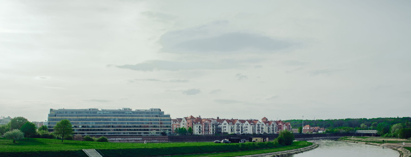 cloud, poland, building, travel, the past, built structure, cars, evening, houses, spring, poznan, grey, ancient, park, day, green, no people, 4K, history