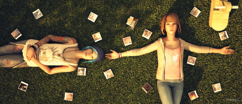 group of people, people, directly above, leisure activity, Life Is Strange, child, high angle view, lying down, relaxation, publication, Chloe Price, girls