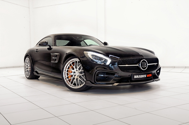 Mercedes-Benz, 4K, merits, AMG, GT S, 2015, BRABUS, C190, Black