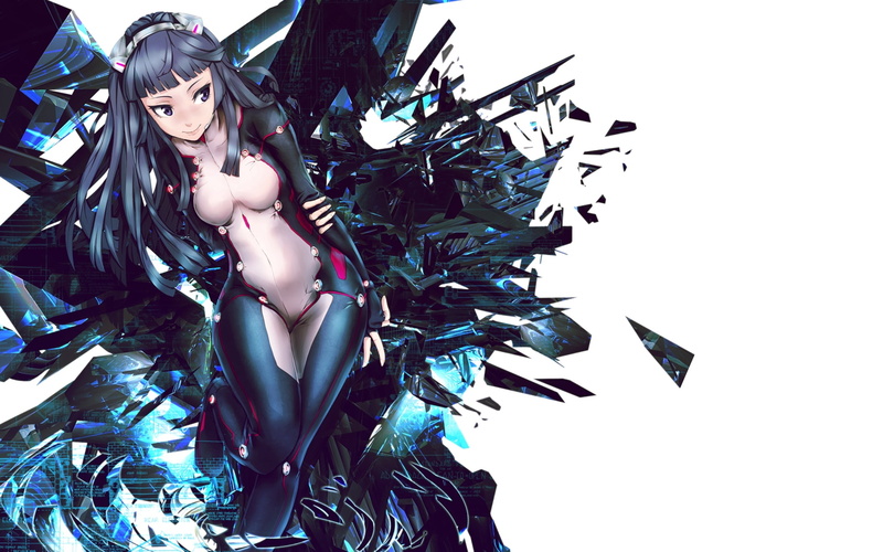 hot, art, tsugumi, 1080P, guilty, animal ears, hd, bodysuit, girls, x, animal, anime, ears, crown