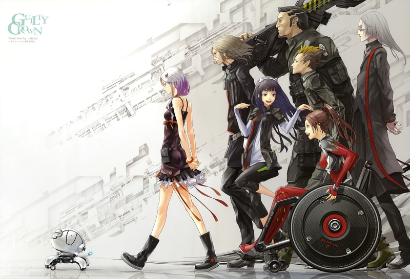 Guilty Crown, anime, 5K, manga