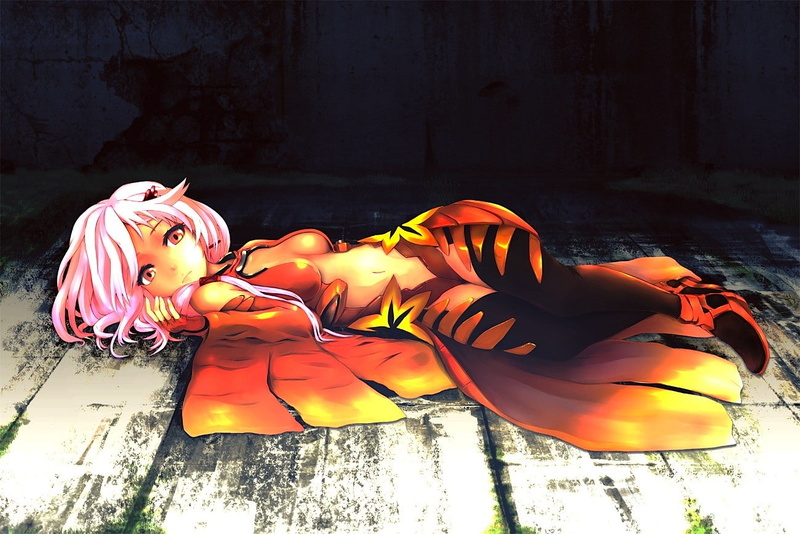 indoors, representation, craft, no people, Guilty Crown, day, Yuzuriha Inori, wall - building feature, creativity, human representation, shoe, still life