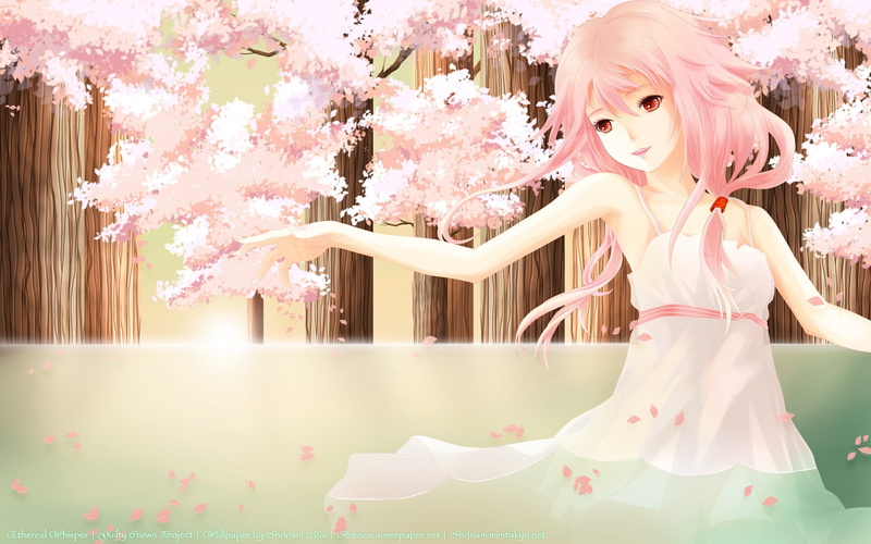 flower, hair, outdoors, tree, hairstyle, portrait, young adult, lifestyles, Yuzuriha Inori, young women, anime girls, women, event, freshness, flowering plant