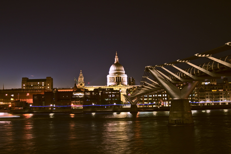 downtown, united kingdom, travel destinations, 5K, watercraft, nature, water, illuminated, body, river, skyscraper, night, convention center, no people