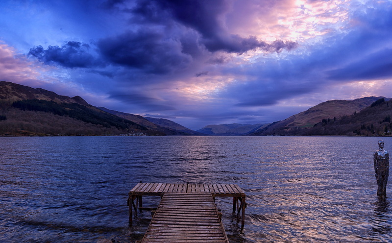 earn, Clouds, Nature, cloud - sky, dusk, sunset, lochearn, mountain, Scotland, Lakes, seat, travel destinations, no people, Water, Loch, 5K, Europe, sky
