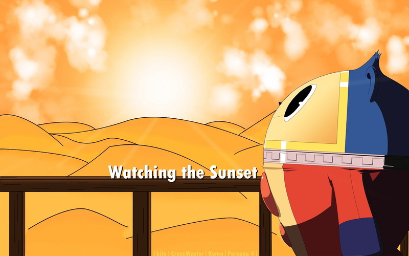 sunset, 1080P, series, persona, tensei, shin, teddie, games, megami, video, arena