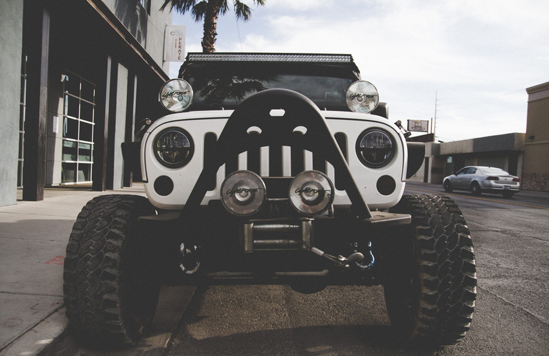 tire, no people, headlights, las vegas, off-road, day, stationary, outdoors, truck, offroad, city, car, motor vehicle, history, 4x4, transportation, neonbrand digital marketing