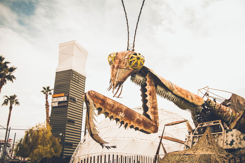 neonbrand digital marketing, sharp, outdoors, bugs, cloud - sky, 5K, city, metal, city life, pieces, hanging, container park, united states, modern, sky
