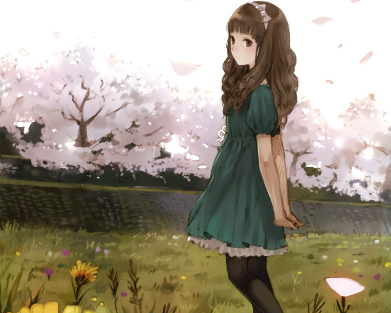 2K, Kishida Mel, anime girls, long hair, dark hair