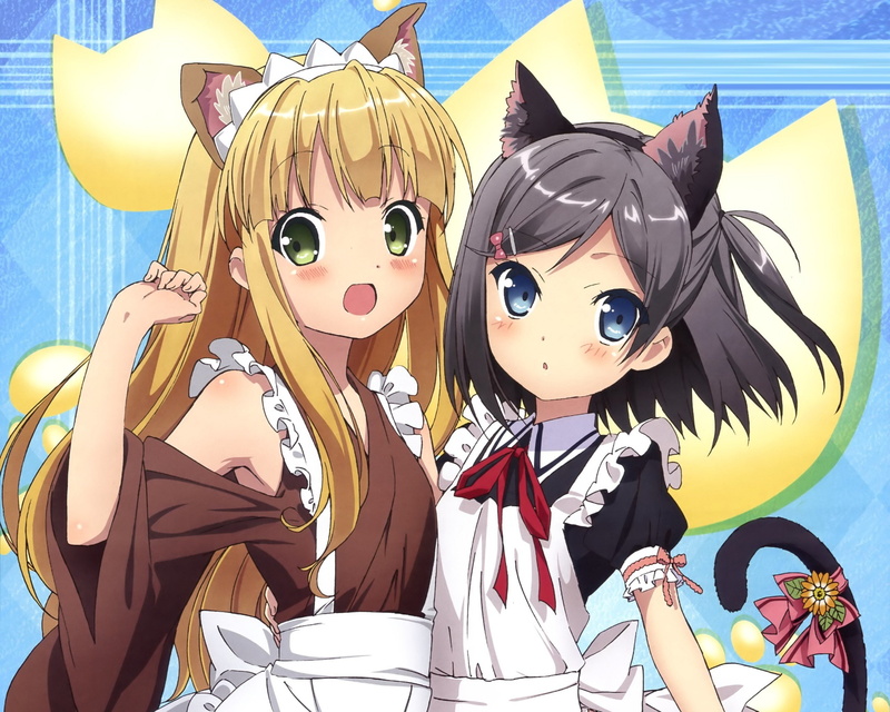 Anime Girls, Azuki Azusa, 2K, Tsutsukakushi Tsukiko