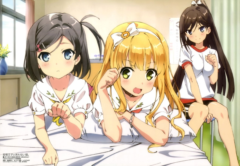 Azuki Azusa, Anime Girls, Tsutsukakushi Tsukushi, 1080P, Tsutsukakushi Tsukiko, anime, Hentai Ouji To Warawanai Neko