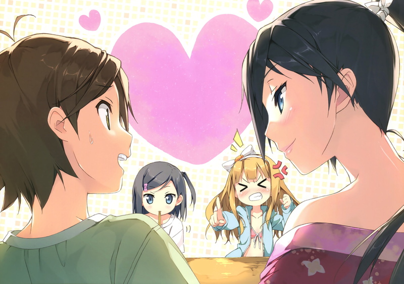 clothes, japanese, tsukiko, ponytail, azuki, tsutsukakushi, 2K, hair, azusa, blonde, kantoku, blush