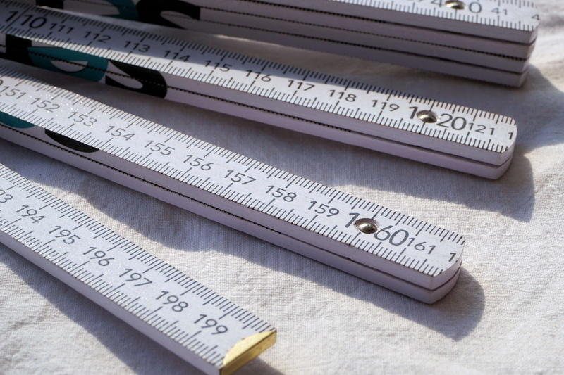 high angle view, wood - material, build, meter, craft, still life, count, number, accuracy, group of objects, instrument of measurement, nature, construction