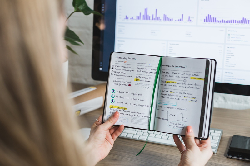 activity, work, Books, notes, Keyboard, Computer, reading, Ecommerce, Education, wireless technology, 4K, Startup, over the shoulder view, hand, computer network