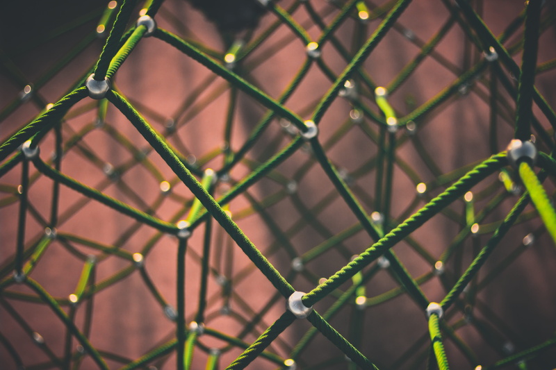 fence, link, support, infrastructure, networking, 5K, day, linking, close-up, rope, connectors, linked, pattern, wire mesh, nature, outdoors, boundary