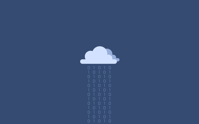 Abstract, 1080P, Cloud, Binary, Minimalist, Technology